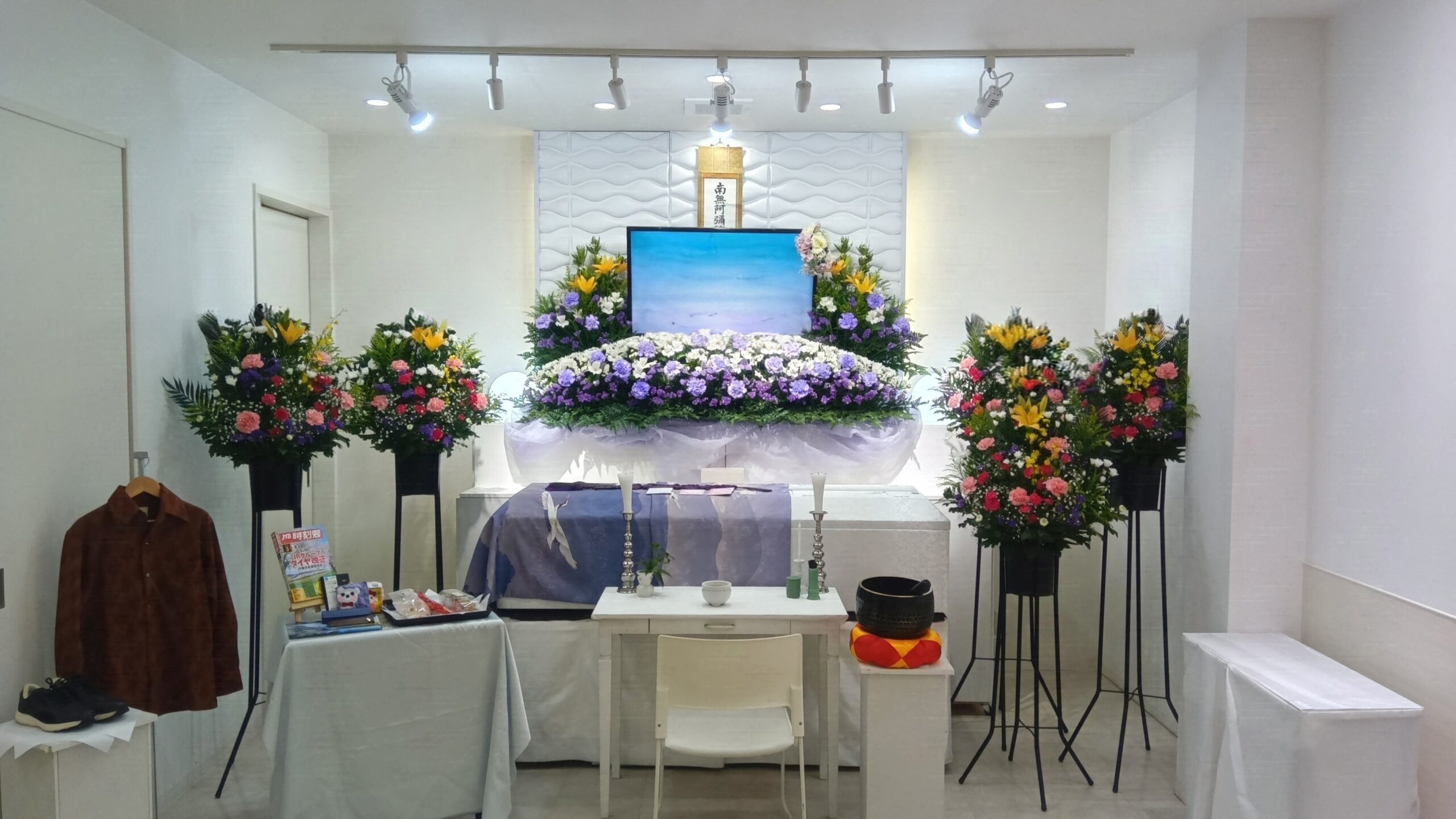 イートホール香芝で行われた家族葬の様子